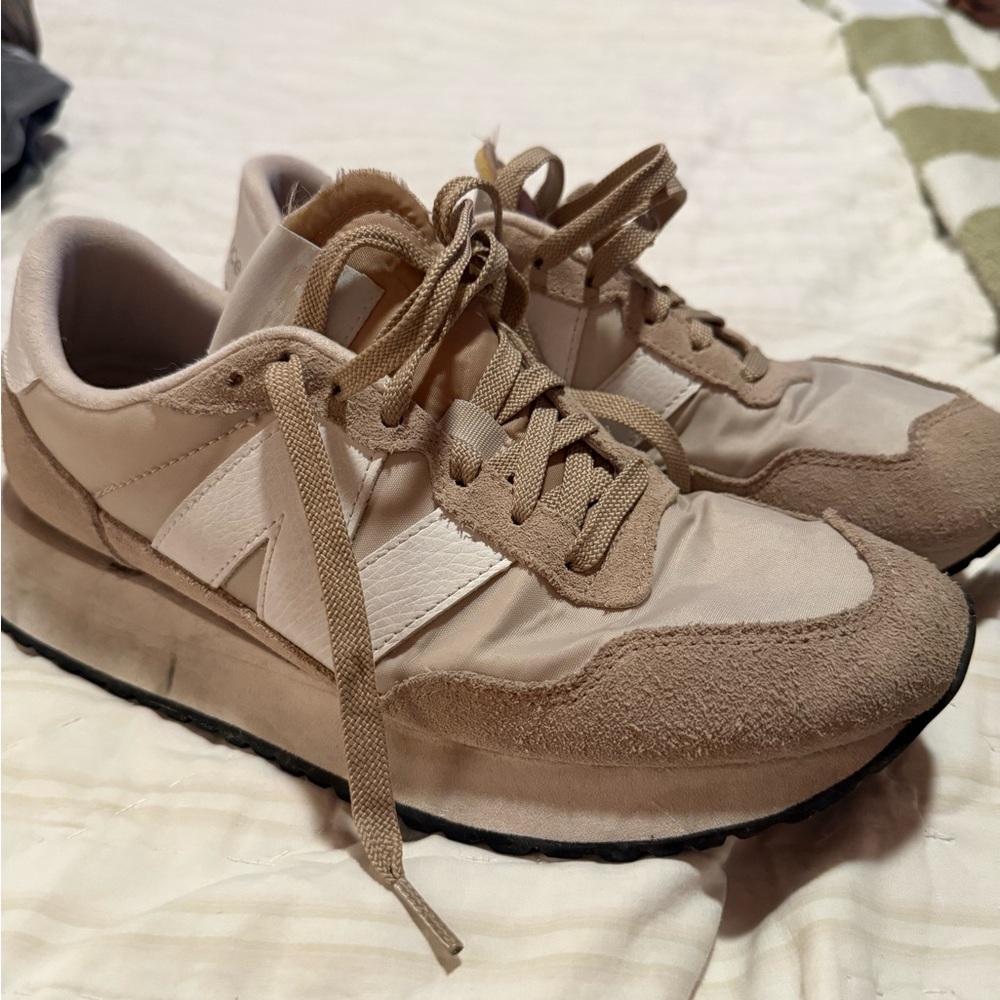 Stylish Beige New Balance 237s